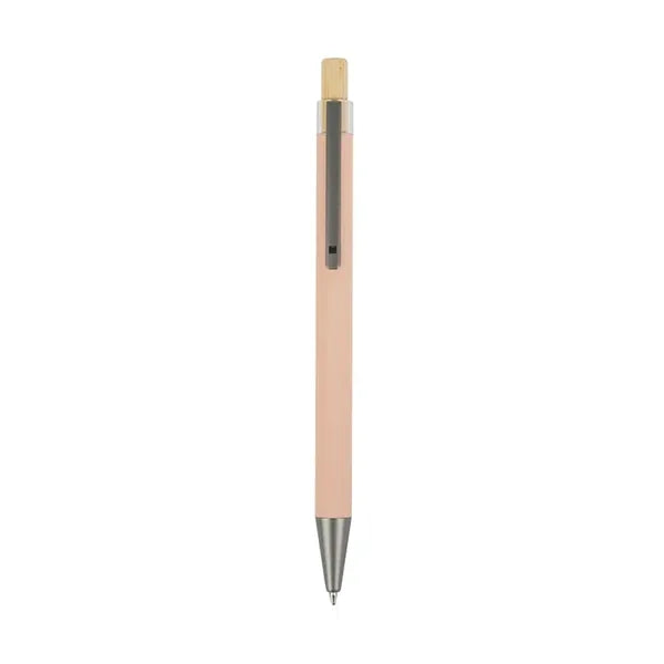 Arundi Recycled Aluminum Pen With Bamboo Plunger