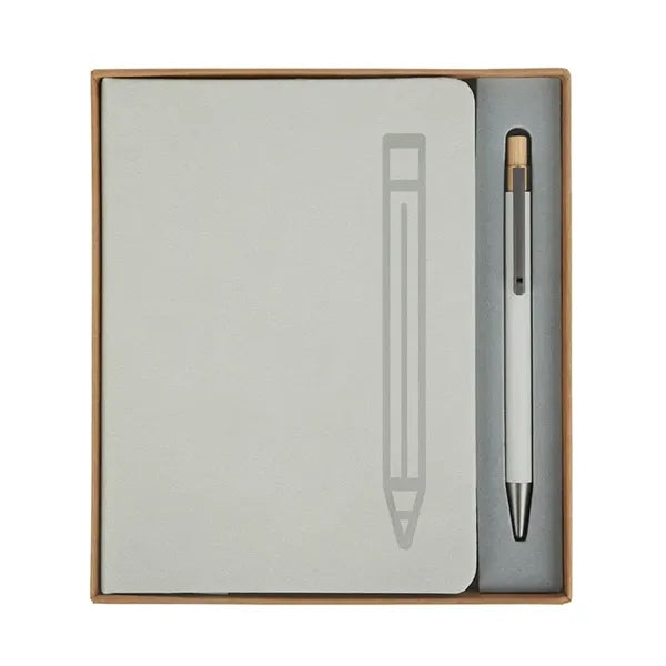 Manhattan II Gift Set w/ Magnetic Journal & Recycled Pen