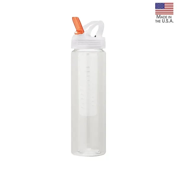 Laguna 32 oz. PET Bottle with Flip Spout & Infuser