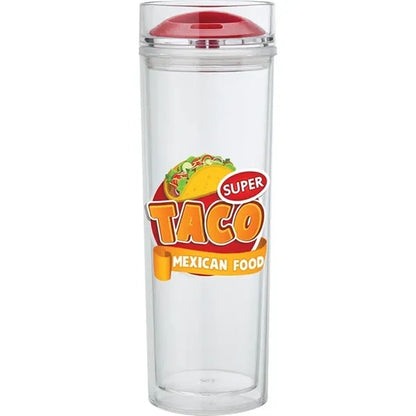 Jomocha 16 oz. Double Lid Hot / Cold Tumbler