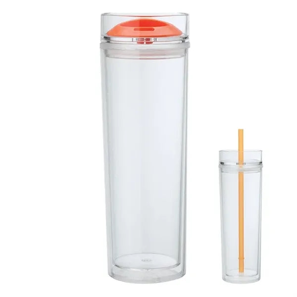 Jomocha 16 oz. Double Lid Hot / Cold Tumbler