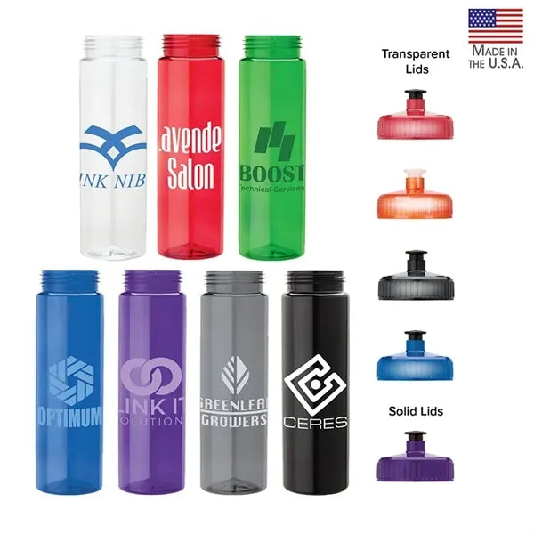 Newport 25 oz. PET Bottle with Pull Spout Lid