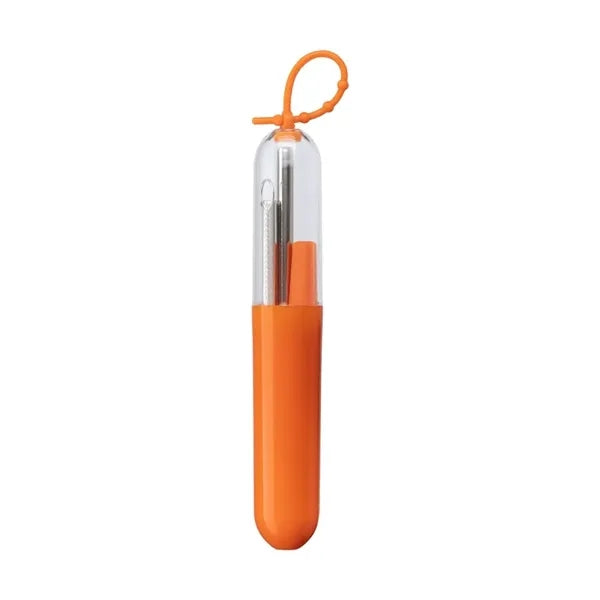 Paloma 5-Piece Stainless Steel Straw Set