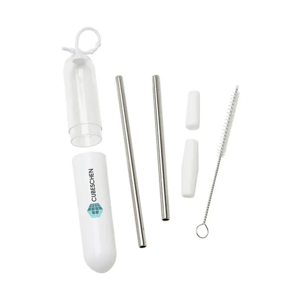 Paloma 5-Piece Stainless Steel Straw Set