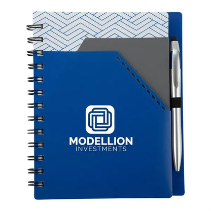 Trapezoid Junior Notebook w/ Stylus Pen
