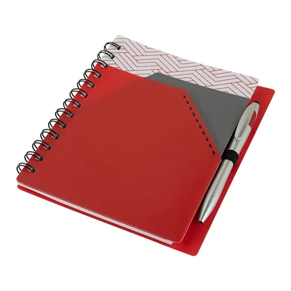 Trapezoid Junior Notebook w/ Stylus Pen