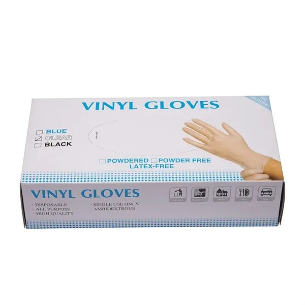 Protection-XL Box of 100 Extra Large Size Vinyl Gloves (5...