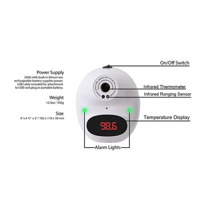 Tempo II Wall Mounted Infrared Thermometer