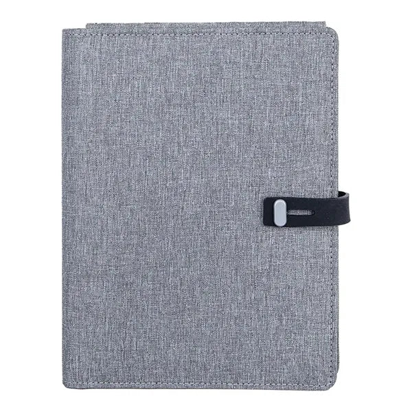 Binghamton RPET Padfolio w/ Wireless Phone Charger