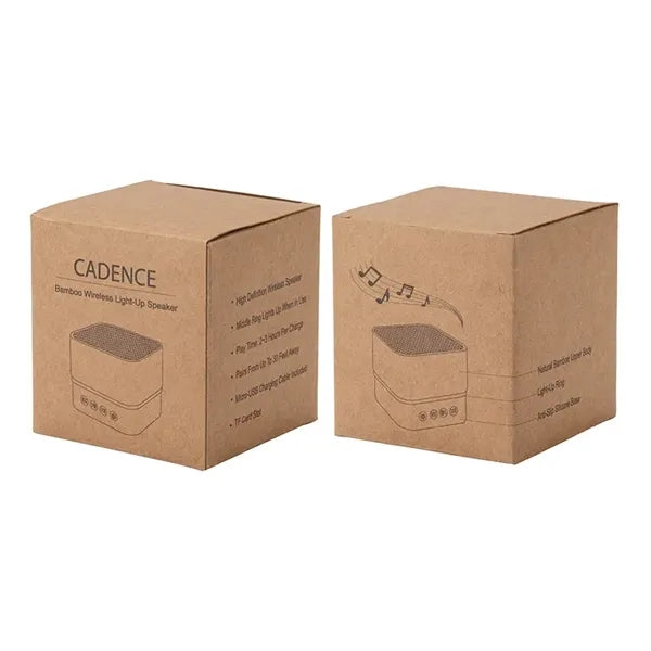 Cadence Bamboo Wireless Light-Up Speaker