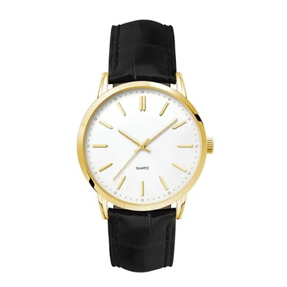 Men's Metal Case 3-Hand movement Men's Gold Plated Metal ...