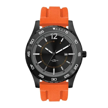 42MM METAL BLACK CASE, 3 HAND MVMT, DTE DISPLAY, B...