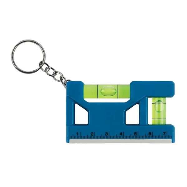 Hank 3" Level / Ruler Keyring