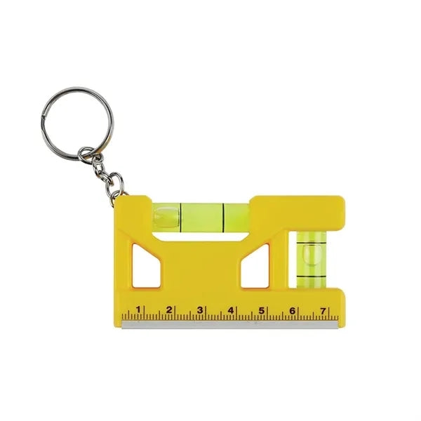 Hank 3" Level / Ruler Keyring