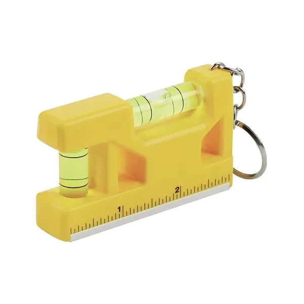 Hank 3" Level / Ruler Keyring