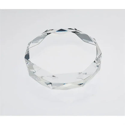 Rimini Gem Cut Crystal Paperweight