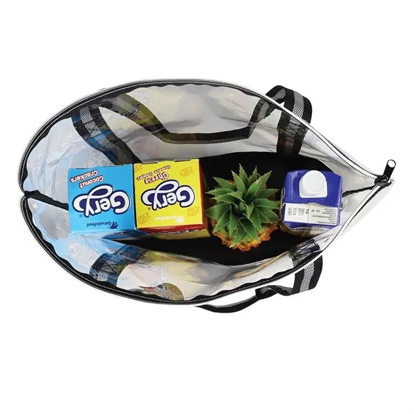 Capitola Clear TPU Zippered Tote