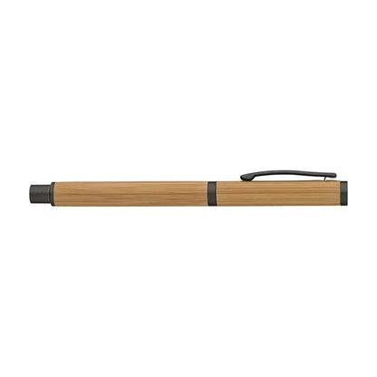 Hana Bamboo Cap-Off Ballpoint Pen