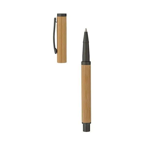 Hana Bamboo Cap-Off Ballpoint Pen