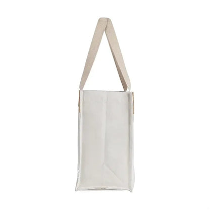 Sophia Canvas Tote With Jute Trim