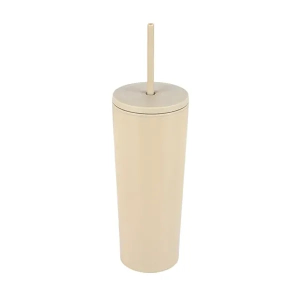 Bayard 24 oz. Double Wall Steel/PP Liner Straw Tumbler