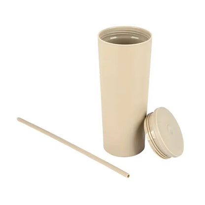 Bayard 24 oz. Double Wall Steel/PP Liner Straw Tumbler