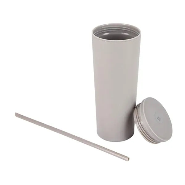 Bayard 24 oz. Double Wall Steel/PP Liner Straw Tumbler