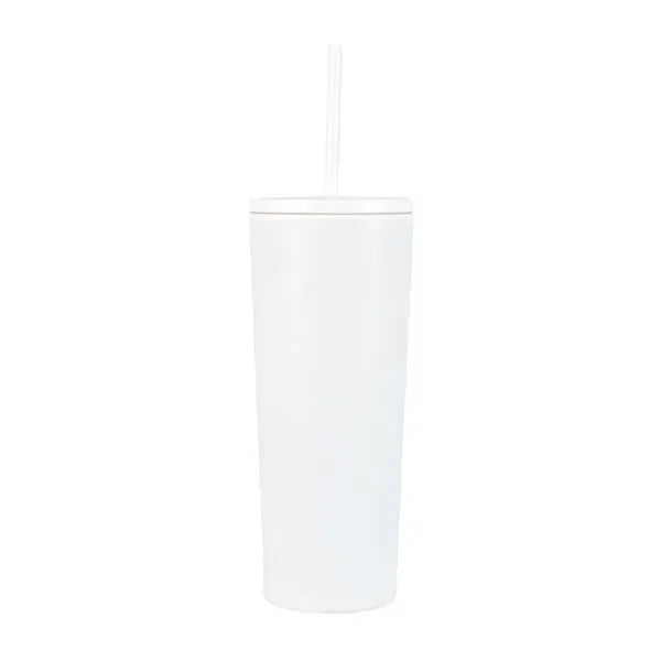 Bayard 24 oz. Double Wall Steel/PP Liner Straw Tumbler