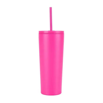 Bayard 24 oz. Double Wall Steel/PP Liner Straw Tumbler