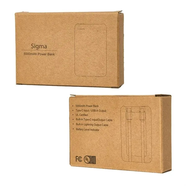 Sigma 5000mAh UL Listed Power Bank