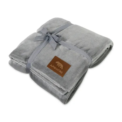 Ultra Soft Plush Throw Blanket with Gift Ribbon