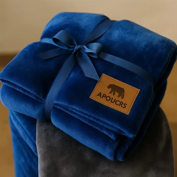 Ultra Soft Plush Throw Blanket with Gift Ribbon