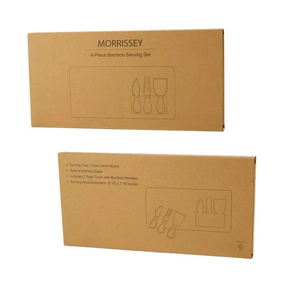 Morrissey 4-Piece Bamboo Cheese Set
