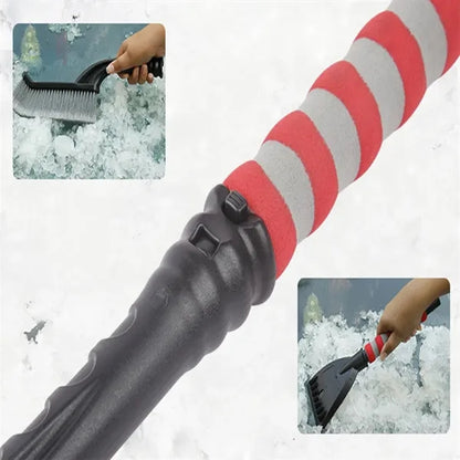Detachable Long Handle Snow Brush And Ice Scraper