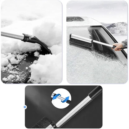 Extendable Car Snow Ice Removal Scraper Brush