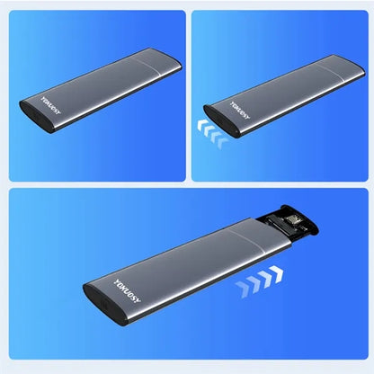 Portable Type-C M.2 NVME/NGFF SSD Hard Drive Enclosure