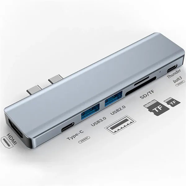 7-in-2 USB C Hub For MacBook