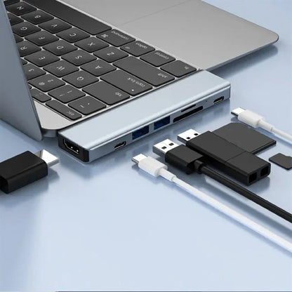 7-in-2 USB C Hub For MacBook
