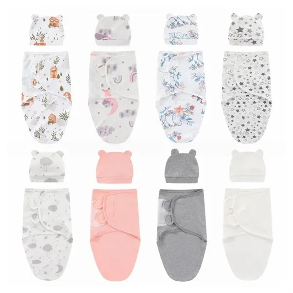 Baby Products Infant Swaddle with Hat