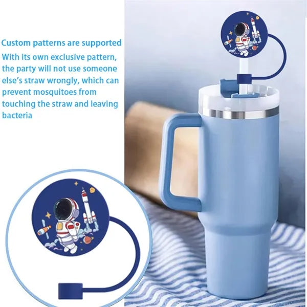Custom Silicone Straw Topper