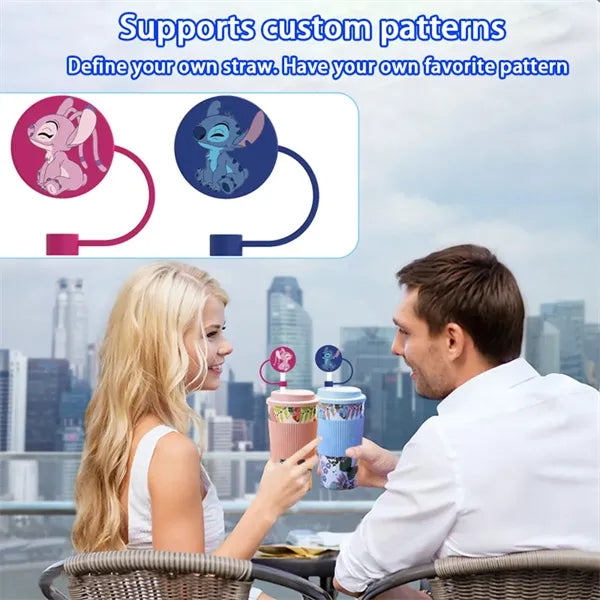 Custom Silicone Straw Topper