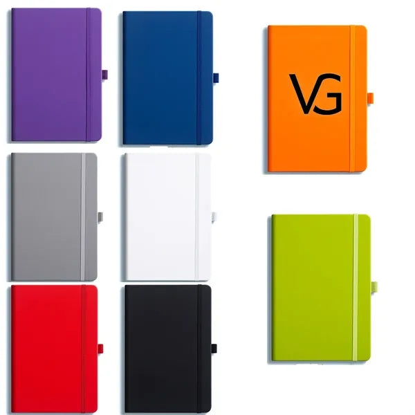 Custom Hardcover A5 Lined Notebook With Pen