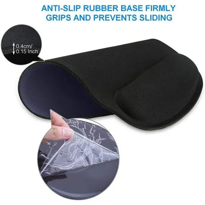 Silicone Mouse Pad with Wrist Rest