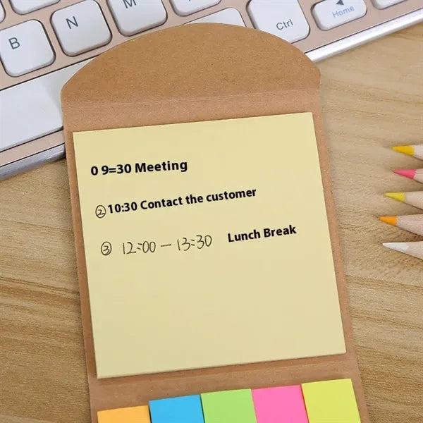 Portable Repositionable Sticky Notes