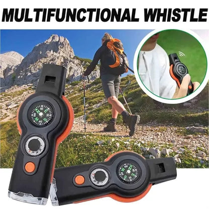 7-in-1 Emergency Whistle with Lanyard