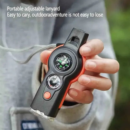 7-in-1 Emergency Whistle with Lanyard
