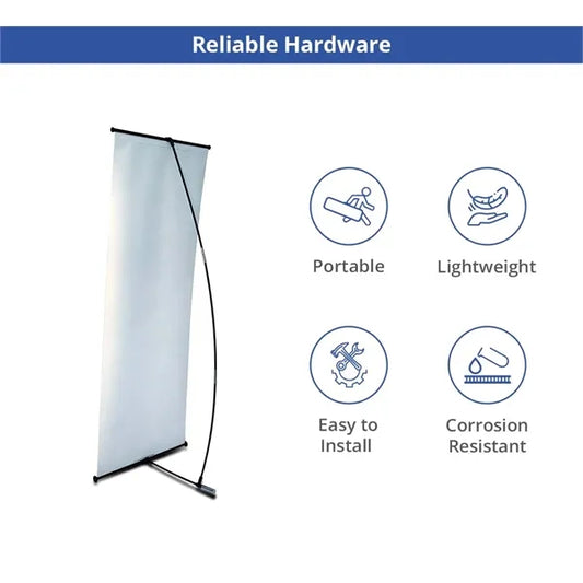 L Banner Stands - Hardware only (2 ft x 5.33 ft)