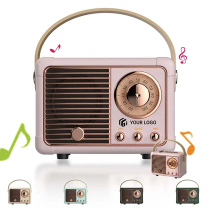 Portable Mini Versatile Playback Vintage Bluetooth Speaker