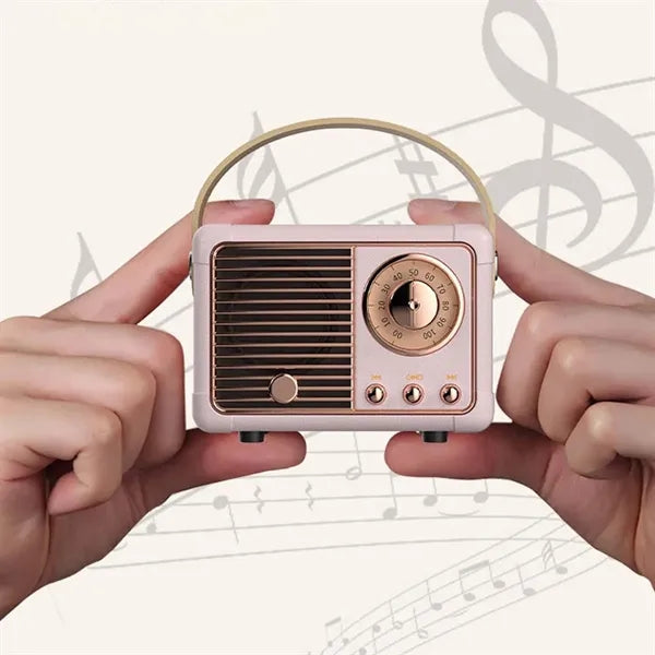Portable Mini Versatile Playback Vintage Bluetooth Speaker