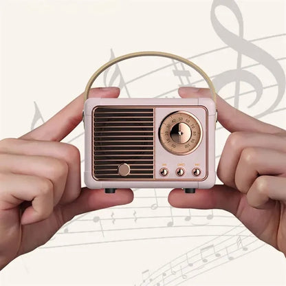 Portable Mini Versatile Playback Vintage Bluetooth Speaker